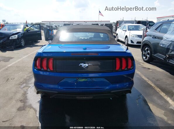 1FATP8UH6J5115168 2018 FORD MUSTANG Blue 