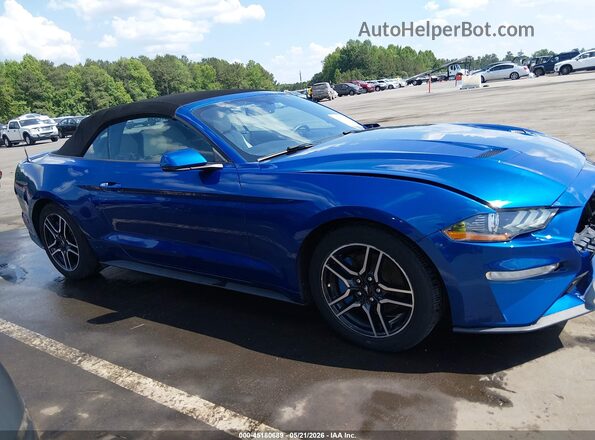 1FATP8UH6J5115168 2018 FORD MUSTANG Blue Vista interior trasera