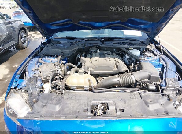 1FATP8UH6J5115168 2018 FORD MUSTANG Blue Vista trasera