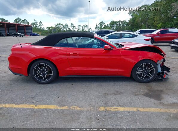 1FATP8UH6L5108014 2020 FORD MUSTANG Red Панорамний вид салону 360°