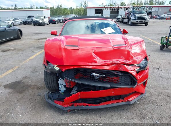 1FATP8UH6L5108014 2020 FORD MUSTANG Red Вид задньої частини салону