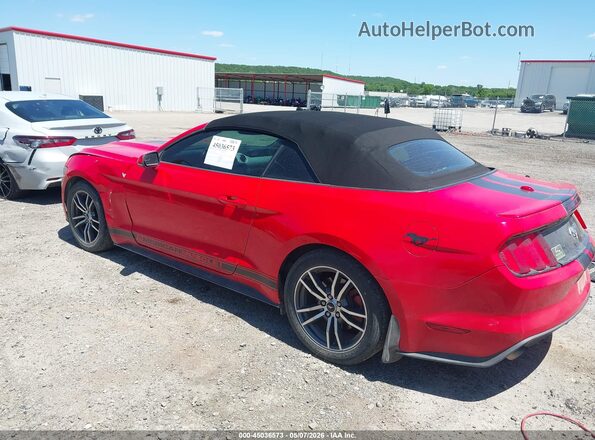 1FATP8UH7G5227132 2016 FORD MUSTANG Red უკანა მარცხენა