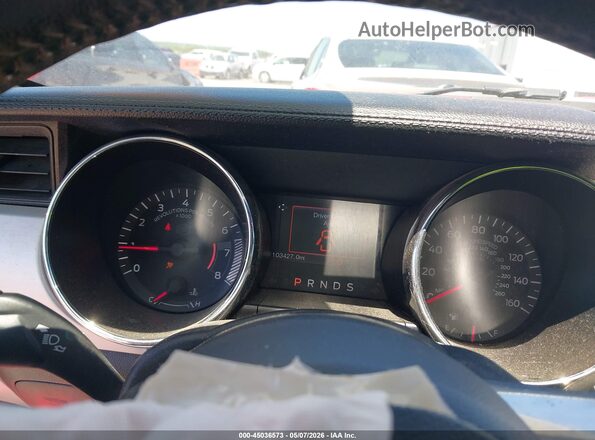 1FATP8UH7G5227132 2016 FORD MUSTANG Red უკანა სავარძლების ხედი
