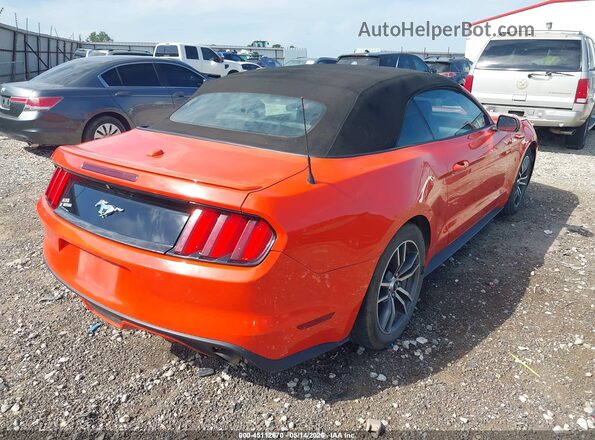 1FATP8UH7G5281496 2016 FORD MUSTANG Orange უკანა მარჯვენა