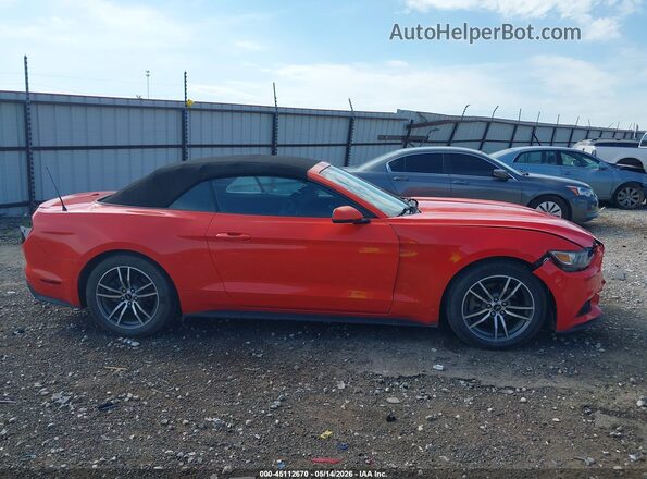 1FATP8UH7G5281496 2016 FORD MUSTANG Orange უკანა სალონის ხედი