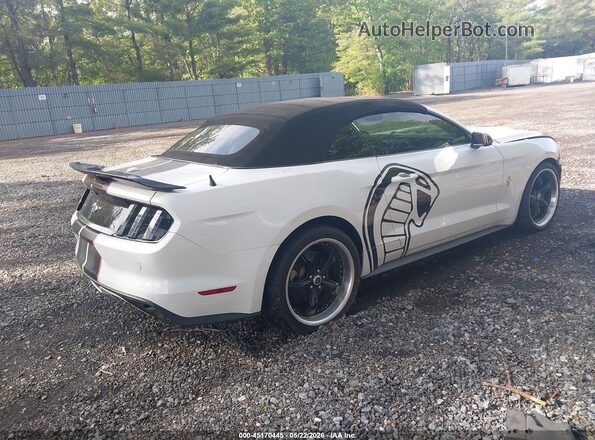 1FATP8UH8G5204684 2016 FORD MUSTANG Белый Задняя правая четверть