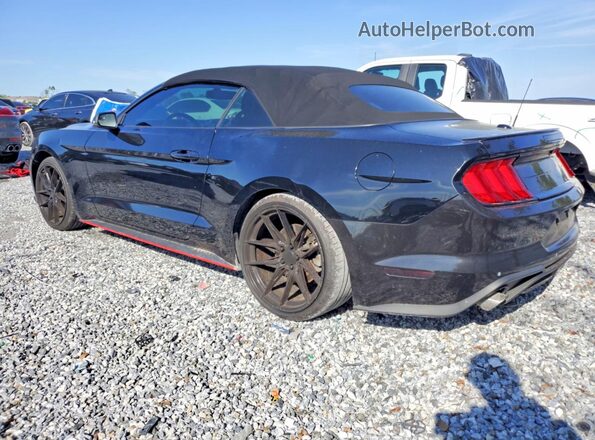 1FATP8UH8L5186018 2020 FORD MUSTANG Черный Задняя левая четверть