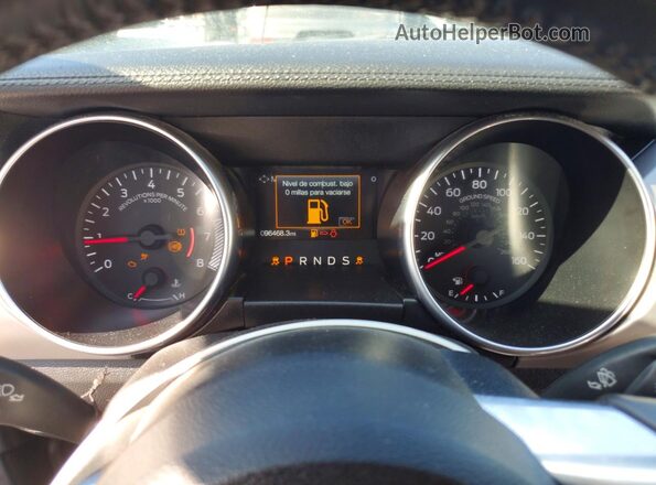 1FATP8UH8L5186018 2020 FORD MUSTANG Черный Вид щитка приборов