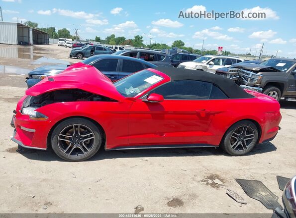 1FATP8UH8M5104922 2021 FORD MUSTANG Red Rear interior view