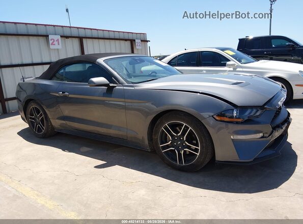 1FATP8UH8M5120750 2021 FORD MUSTANG Gray Widok wnętrza z tyłu