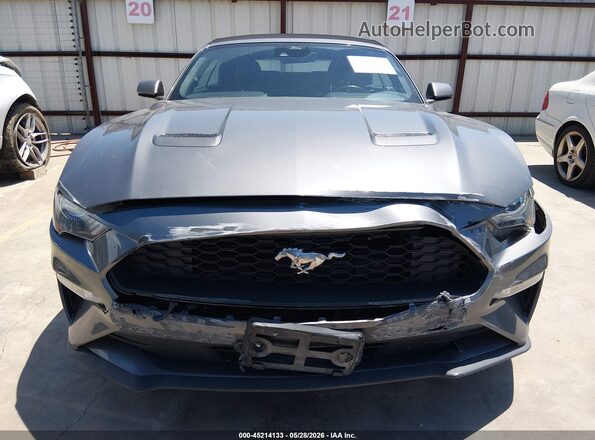 1FATP8UH8M5120750 2021 FORD MUSTANG Gray Widok zestawu wskaźników