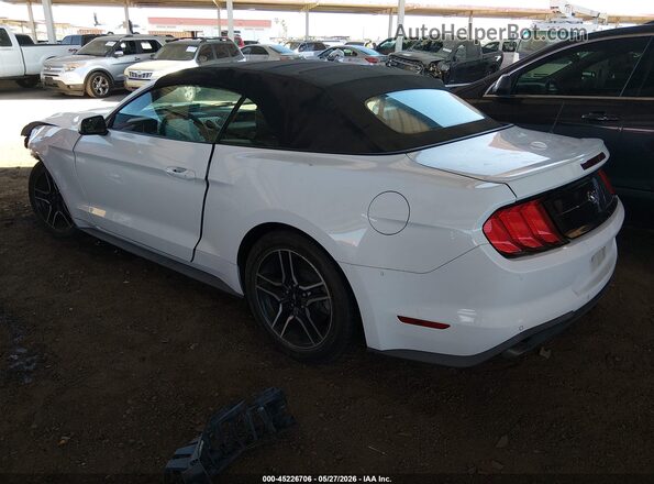 1FATP8UH9J5132451 2018 FORD MUSTANG White Trasero izquierdo