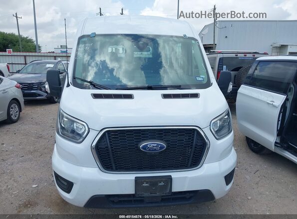 1FBAX2C85PKB41372 2023 FORD TRANSIT-350 White ხელსაწყოთა პანელის ხედი