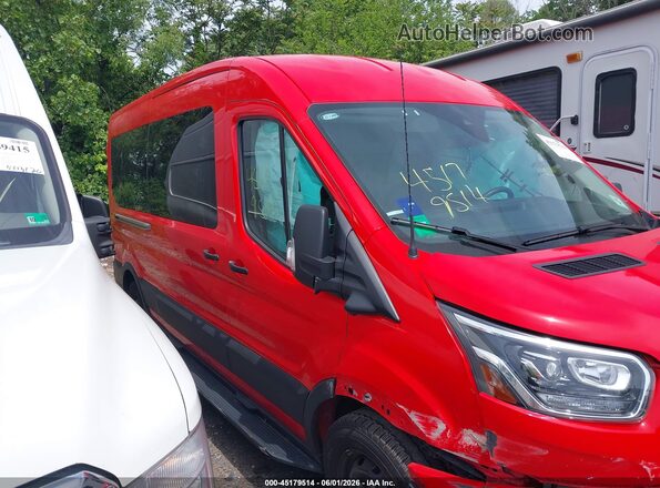 1FBAX2CG1RKB63735 2024 FORD TRANSIT-350 Red უკანა სალონის ხედი