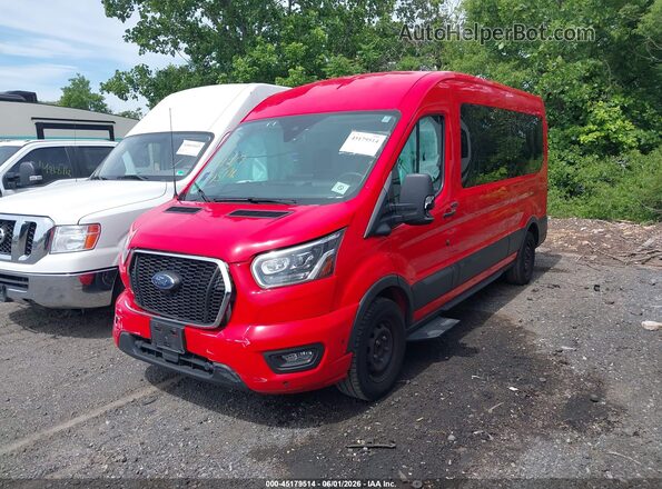 1FBAX2CG1RKB63735 2024 FORD TRANSIT-350 Red სალონის 360-გრადუსიანი ხედი