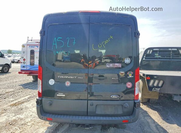 1FBAX2CGXHKA50302 2017 FORD TRANSIT Black Вид ззаду