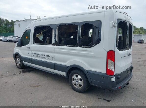 1FBAX2CM5HKA84279 2017 FORD TRANSIT-350 White Tył lewy