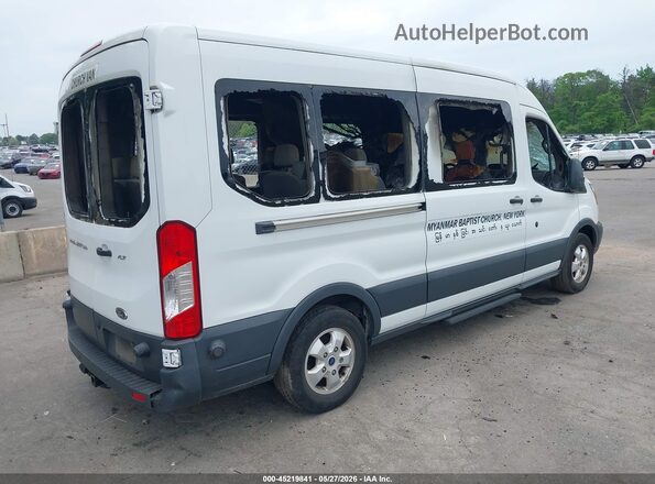 1FBAX2CM5HKA84279 2017 FORD TRANSIT-350 White Tył prawy