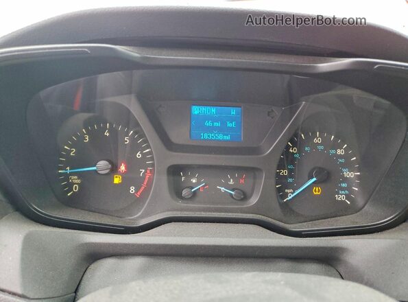 1FBAX2XM9GKB15736 2016 FORD PASSENGER Red Instrument cluster view