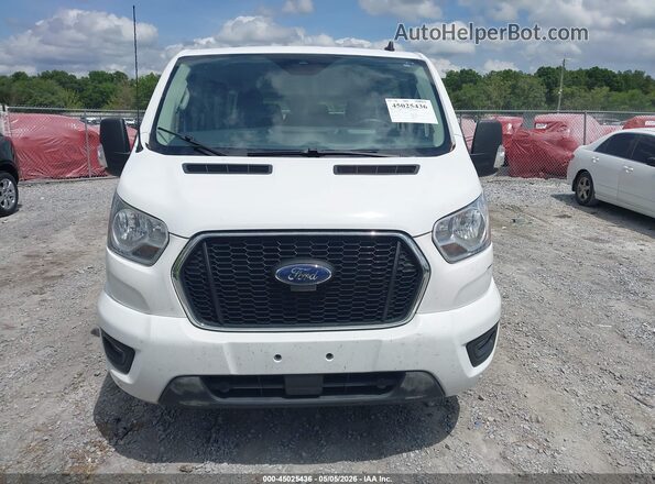 1FBAX2Y83MKA64151 2021 FORD PASSENGER White ხელსაწყოთა პანელის ხედი