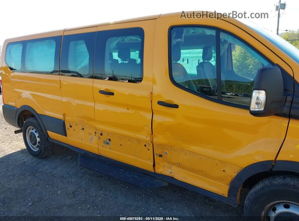 1FBAX2Y83PKA84985 2023 FORD PASSENGER Yellow Սարքավորումների վահանակի տեսք