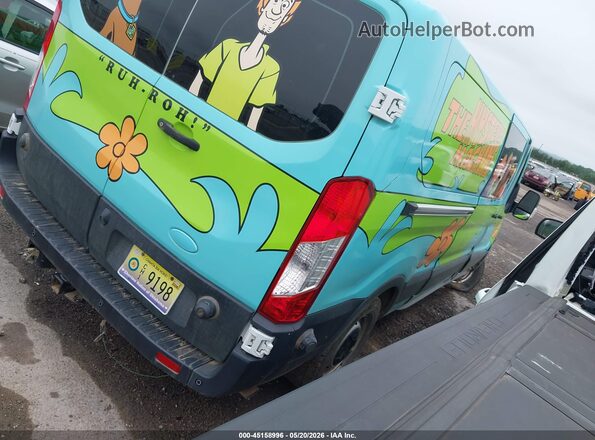 1FBAX2Y85LKB66243 2020 FORD TRANSIT-350 Turquoise უკანა მარჯვენა
