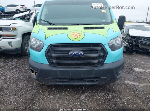 1FBAX2Y85LKB66243 2020 FORD TRANSIT-350 Turquoise ხელსაწყოთა პანელის ხედი