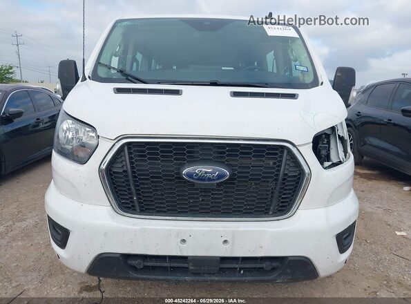 1FBAX2Y85RKA12768 2024 FORD TRANSIT-350 White ხელსაწყოთა პანელის ხედი