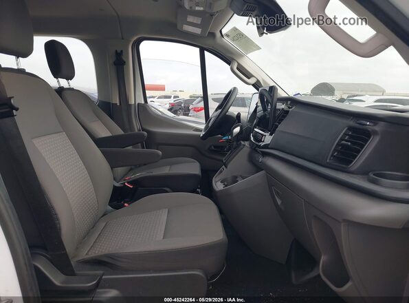 1FBAX2Y85RKA12768 2024 FORD TRANSIT-350 White წინა სალონის ხედი