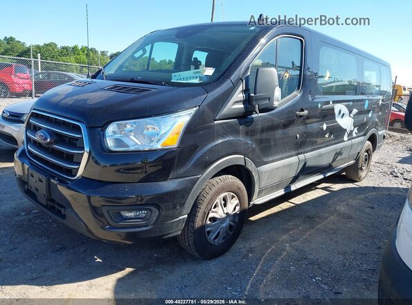 1FBAX2Y89LKA11047 2020 FORD TRANSIT-350 Black Առջևի ձախ երեք քառորդ տեսարան