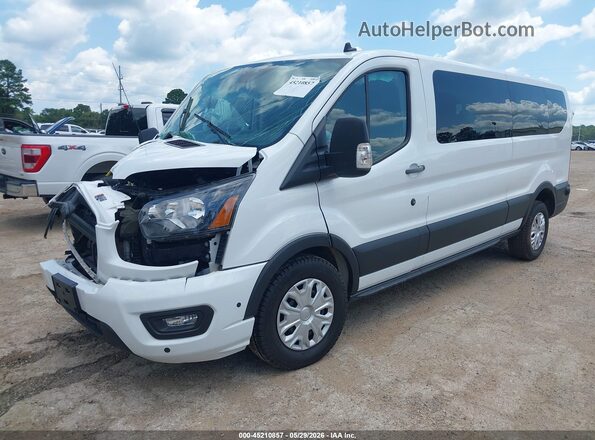 1FBAX2YG3RKA48563 2024 FORD TRANSIT-350 White წინა მარცხენა ხედი სამი მეოთხედიდან