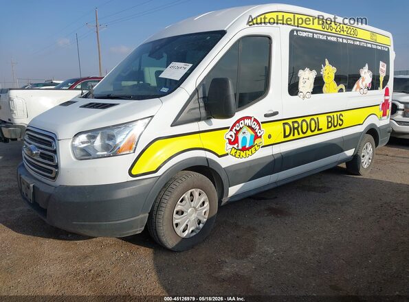 1FBZX2CM7JKA57173 2018 FORD TRANSIT-350 White Front left