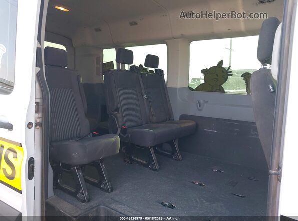 1FBZX2CM7JKA57173 2018 FORD TRANSIT-350 White Rear seats view