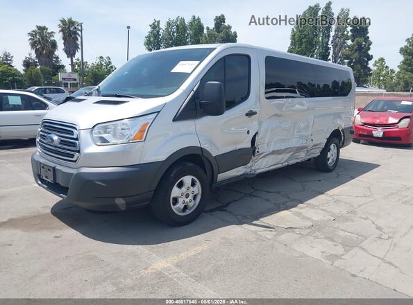1FBZX2YG6JKA91138 2018 FORD TRANSIT-350 Silver Przód lewy