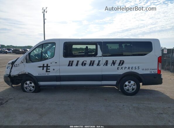 1FBZX2YM6HKA62819 2017 FORD TRANSIT-350 White Widok wnętrza 360 stopni