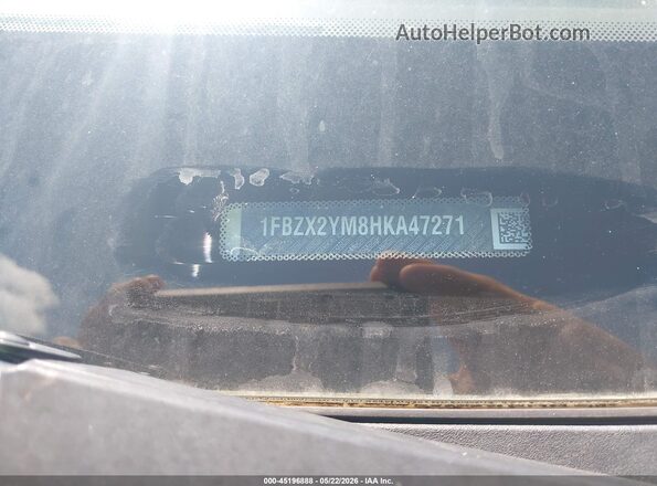 1FBZX2YM8HKA47271 2017 FORD TRANSIT-350 White Вид спереду