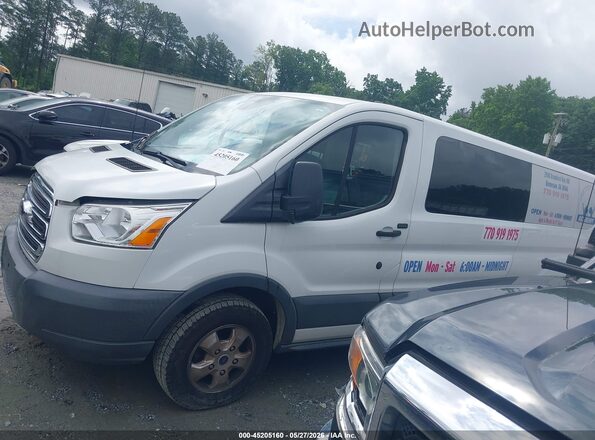 1FBZX2ZG0JKA86256 2018 FORD TRANSIT-350 White Սալոնի հետևի տեսք