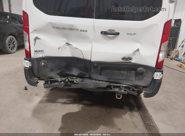 1FBZX2ZM0KKB84033 2019 FORD TRANSIT-350 White Widok z przodu