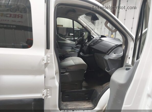 1FBZX2ZM0KKB84033 2019 FORD TRANSIT-350 White Widok wnętrza z przodu