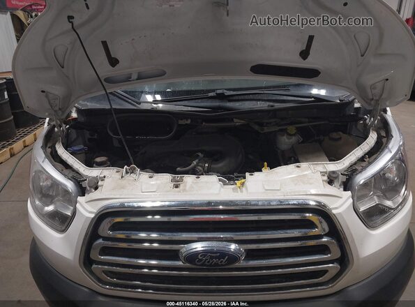 1FBZX2ZM0KKB84033 2019 FORD TRANSIT-350 White Widok z tyłu