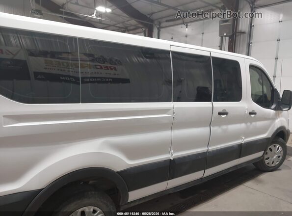 1FBZX2ZM0KKB84033 2019 FORD TRANSIT-350 White Widok wnętrza z tyłu
