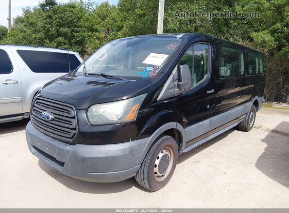 1FBZX2ZM4HKA18378 2017 FORD TRANSIT-350 Black Vista tres cuartos delantera izquierda
