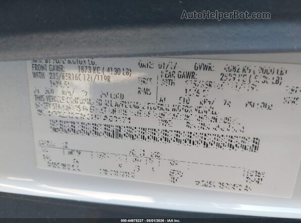 1FBZX2ZM5HKA60171 2017 FORD TRANSIT-350 White Widok komory silnika