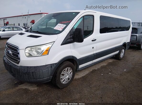 1FBZX2ZM6GKA37741 2016 FORD TRANSIT-350 White Առջևի ձախ երեք քառորդ տեսարան