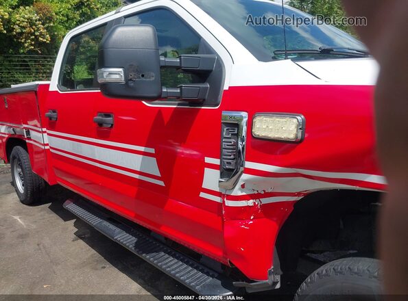 1FD7W2B63KEC44320 2019 FORD F-250 Red Rear interior view