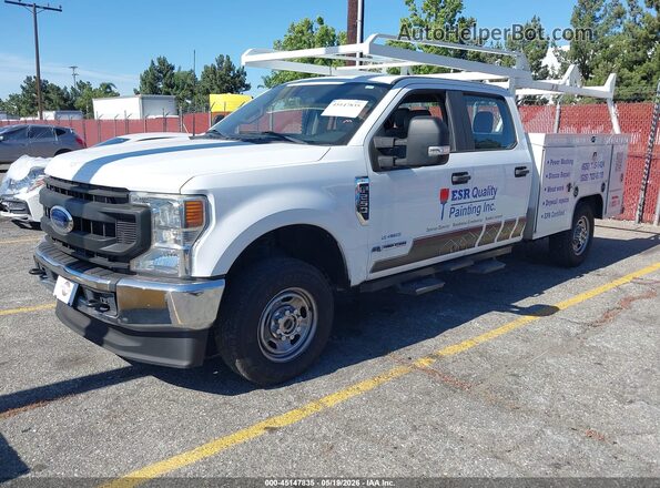 1FD7W2BT3NEE26027 2022 FORD F-250 White წინა მარცხენა ხედი სამი მეოთხედიდან