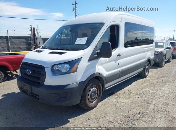 1FDAX2C80LKA16524 2020 FORD TRANSIT-350 White Vista tres cuartos delantera izquierda