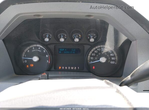 1FDBF2A65GED02480 2016 FORD F-250 White Widok tylnych siedzeń