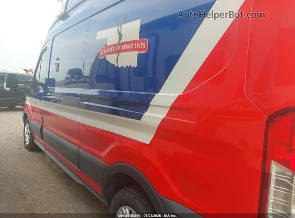 1FDBW2XG1GKA32939 2016 FORD TRANSIT-350 Blue Rear left