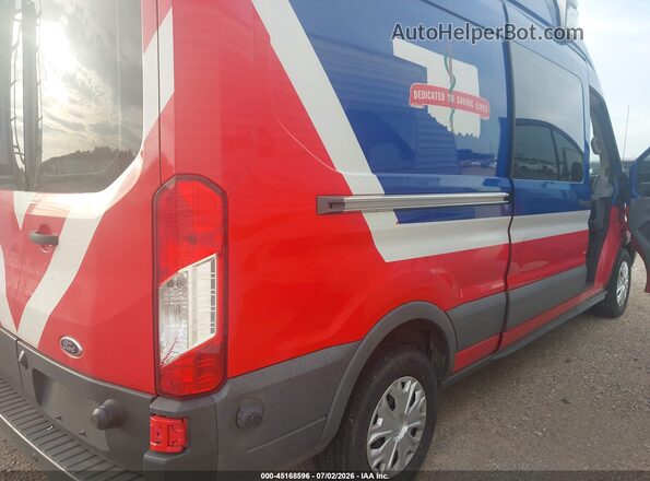 1FDBW2XG1GKA32939 2016 FORD TRANSIT-350 Blue Rear right